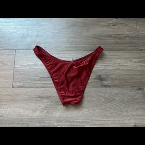 Forever 21 large high leg cheeky bikini bottom